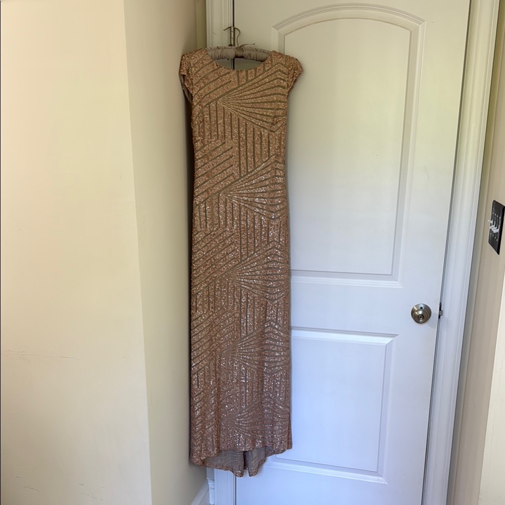 Elegant Sequin Evening Gown